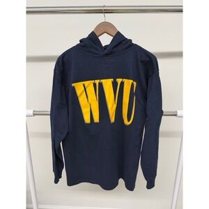 Vintage Navy Champion WVU Hoodie size Medium